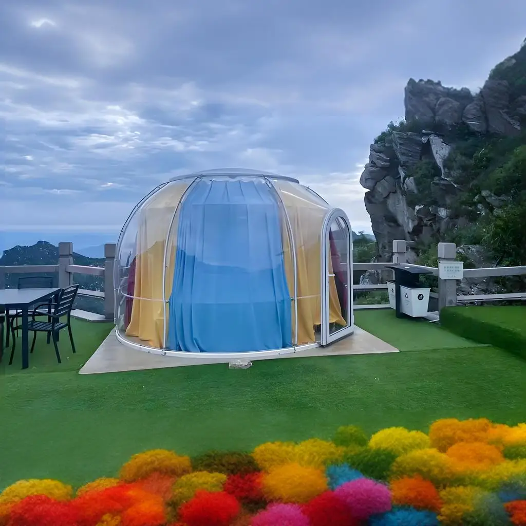 PC Outdoor geodesic dome igloo tent  for sales