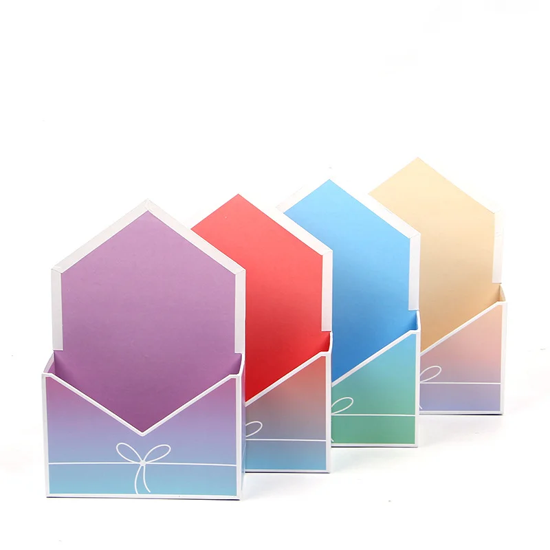 Korean Version Thickened Envelope Flower Box Arrangement Flower Basket Finished Gift Box Hand-held Flower Box