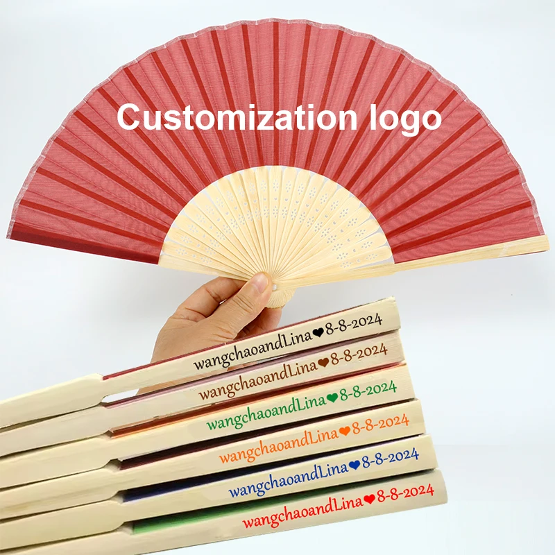 Chinese Hand Fan Elegant Bamboo Crafts for Cooling for Outdoor Activities