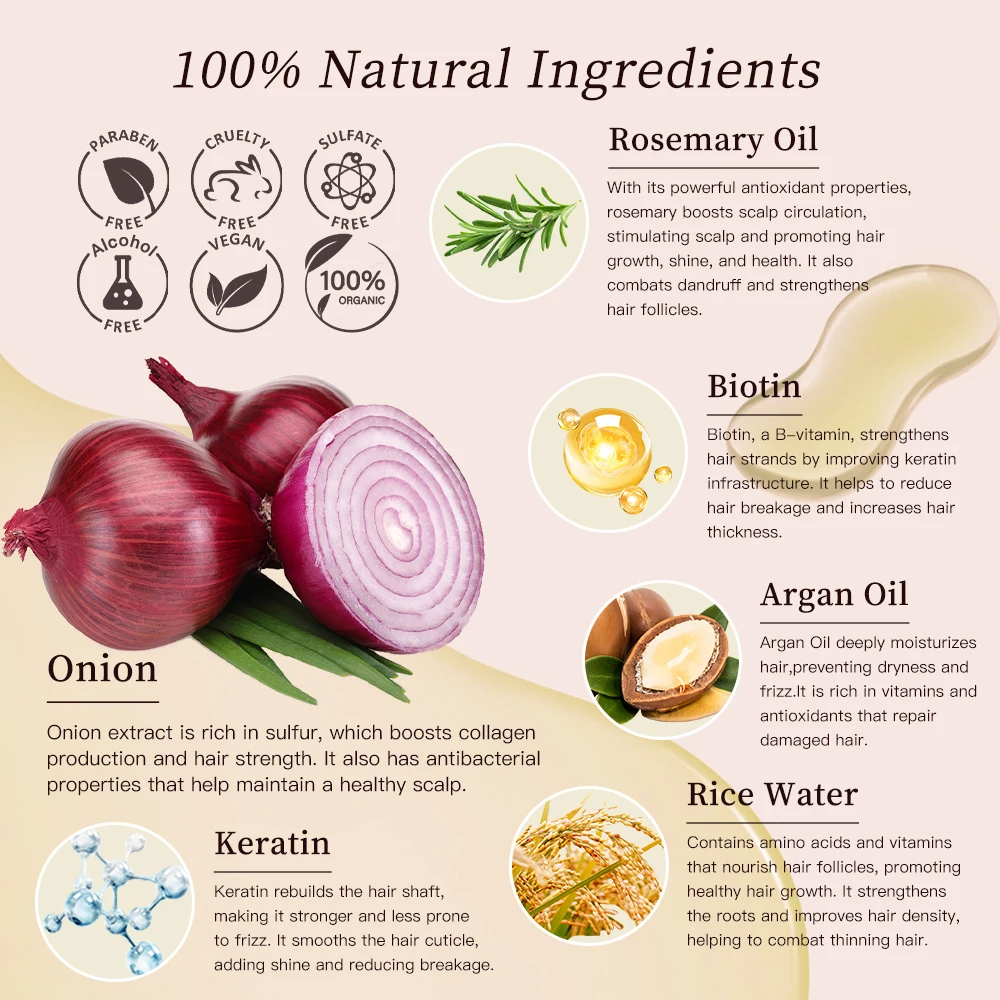 Шампунь и кондиционер без сульфатов органическое аргановое масло веганское для роста волос луковое розмарина лечение