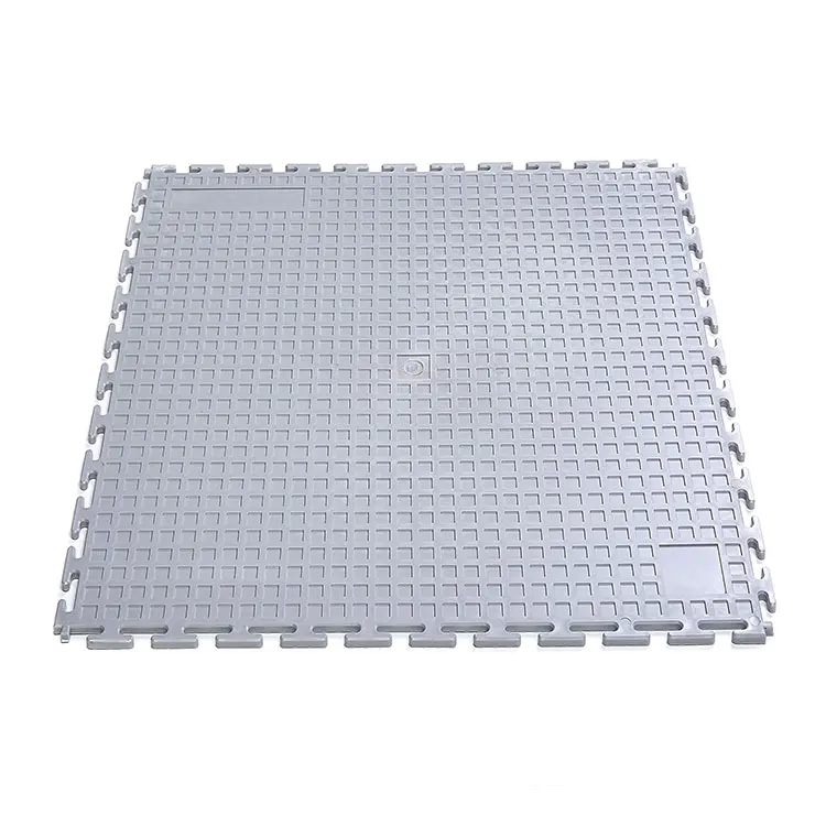 Visible connection heavy duty garage recycled pvc interlocking floor tiles