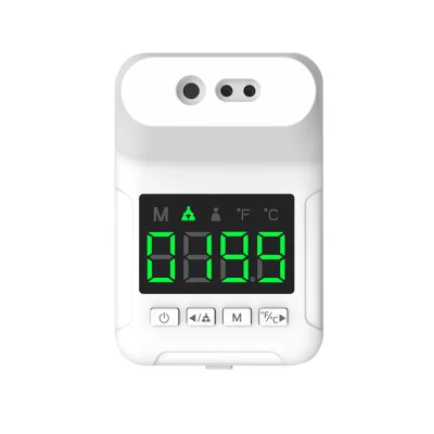 
Touchless K3S Wall-mounted Thermometer with Alarm System and six languages voice broadcast 