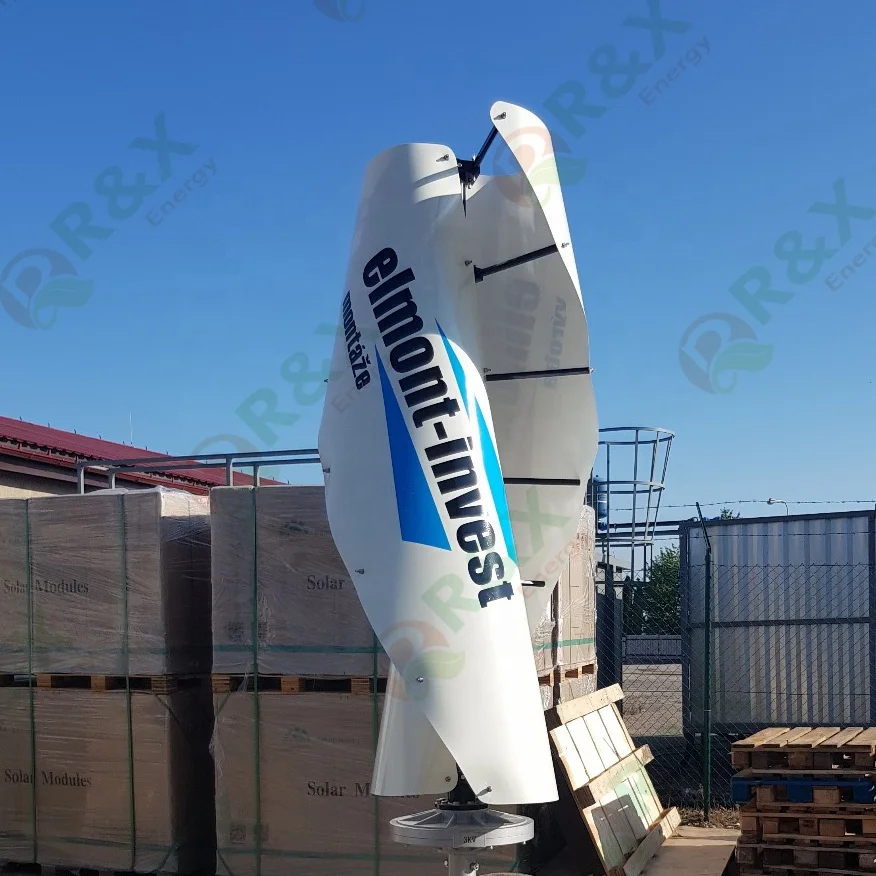 Factory Complete 5KW 6KW 8KW 15KW Vertical Wind  Turbine Generators Kits For On Off Grid Hybrid Solar System