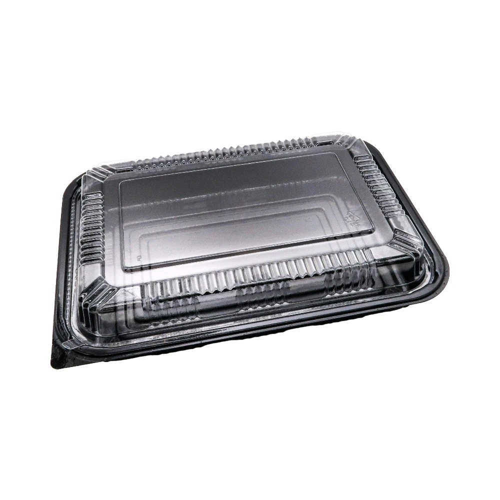 24Oz Disposable  Plastic Take Away Container Freezer Safe Bento Box For Adult