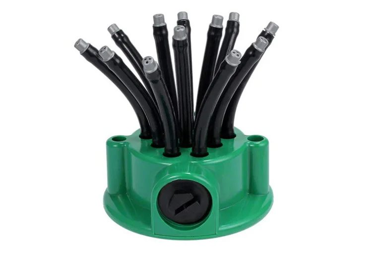 Garden lawn 360 degree automatic plastic multi-head water sprinkler