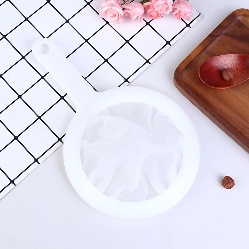 OEM Multi-Function Household Kitchen Soybean Milk Filter Residue Juice Filter Reusable Nylon Super Fine Colander Sieve Kitchen Tool