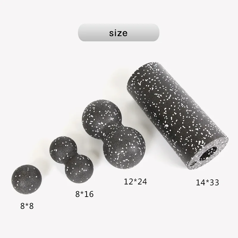 Eco-friendly Customized Exercise Massage Foam Roller EPP Massage Peanut Ball Yoga Foam Ball Sets