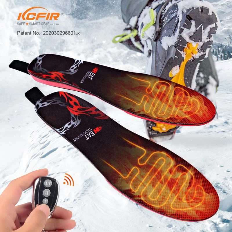 Heated Insoles Unisex Outer Door CE Winter Electronic Rechargeable Battery Heated Foot Warmer Insoles