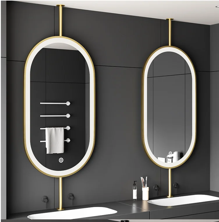 Fullkenlight Hotel Hallway Living Room Lighting Boom Mirror Smart Salon Mirror Bathroom Mirror