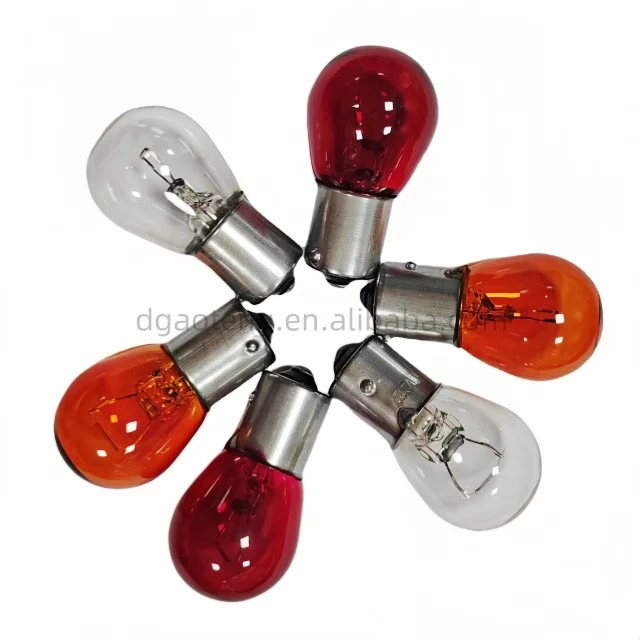 S25 car break light bulb flash car head light led bulb BAW15S halogen lamp motorcycle light bulb