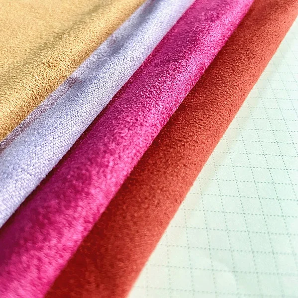 Faux Leather Suede Microsuede Fabric for Upholstery Drapery