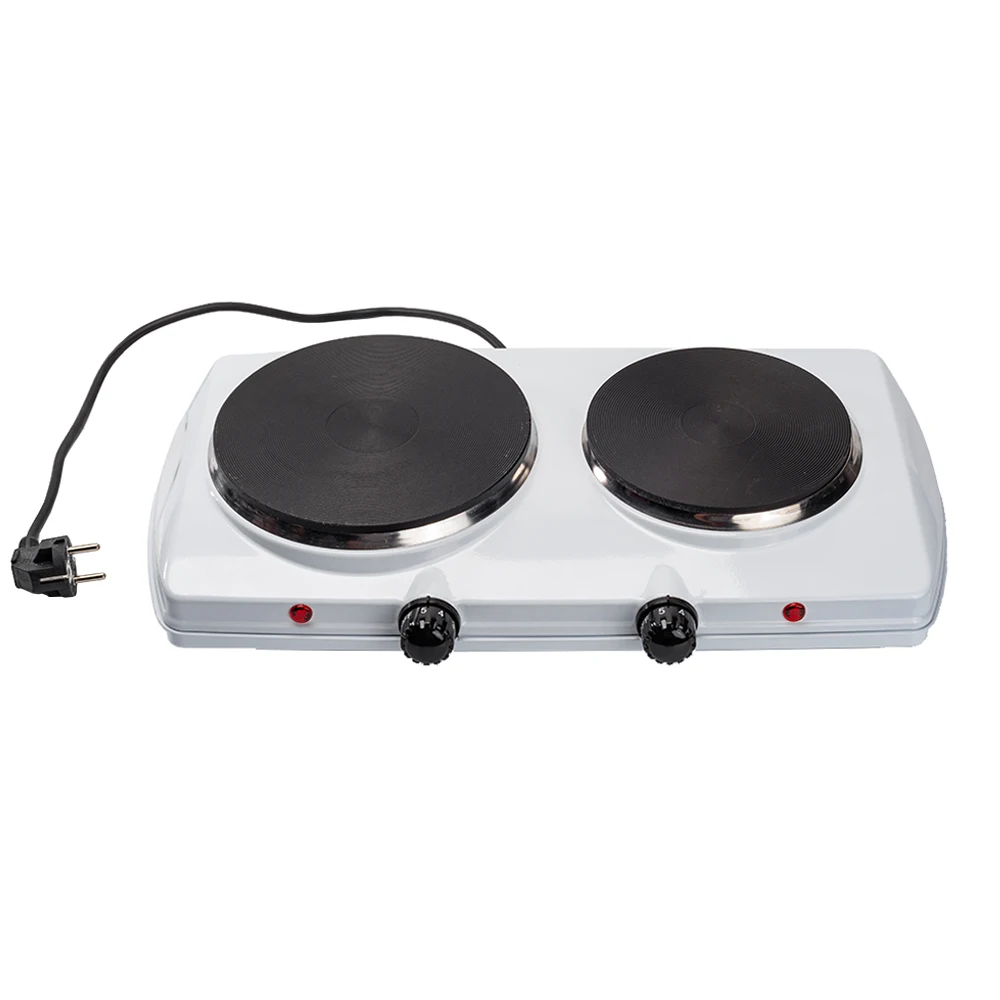 Кухонное оборудование, прочное оборудование из нержавеющей стали, 2 конфорки, электрическая плита, мини-Бездымная электрическая плита