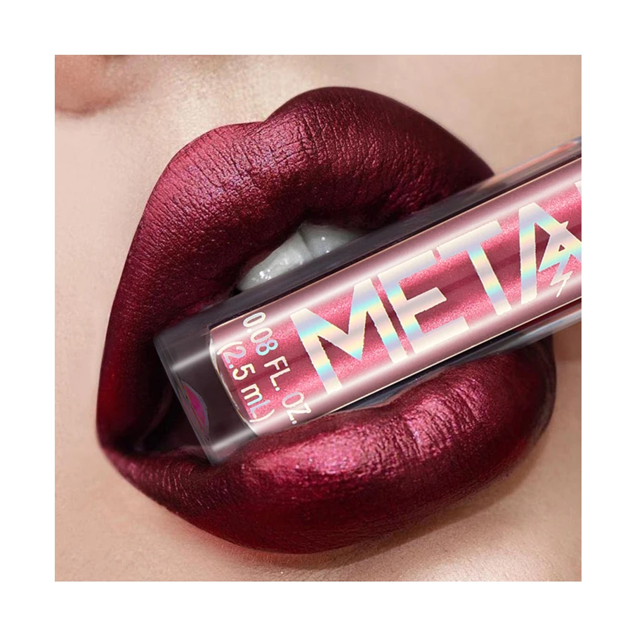 Wholesale OEM 2022 New Waterproof Custom Logo Vegan Glitter Lipstick Glossy Nude Liquid Private Label Matte lipstick