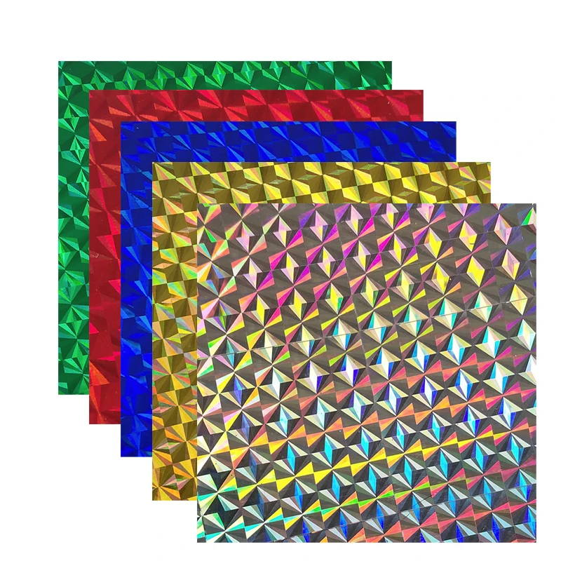 Assorted Reflective Silver Fishing Lure Stickers Adhesive Laser Waterproof Fish Scale Film for Fishing Lure