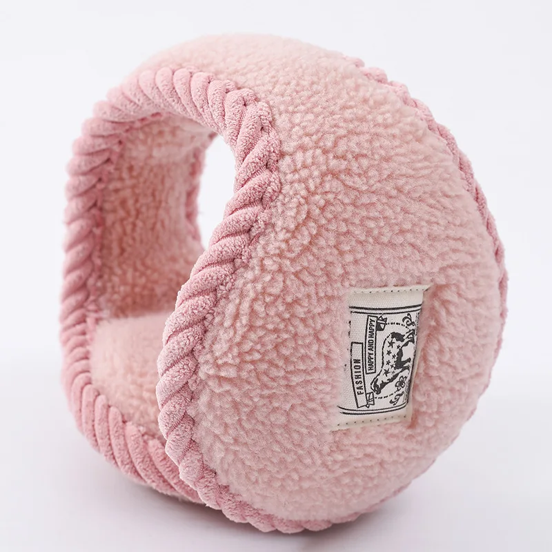 Custom winter earmuffs faux fur sherpa earmuff lamb wool ear warmer ear protection earmuffs