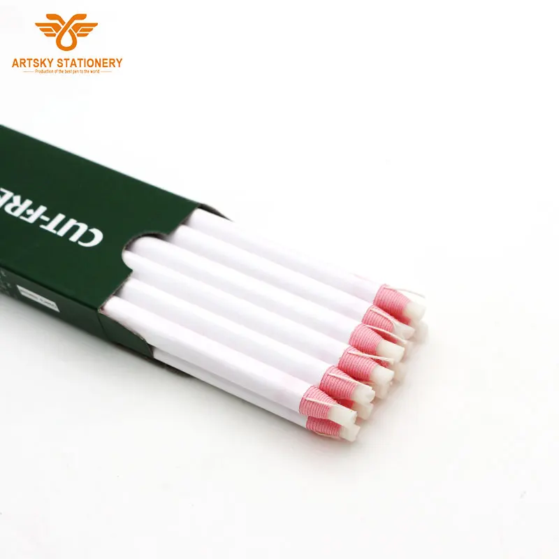  Sewing Mark Pencil White Invisible Erasable Fabric Pencils for Marking and Tracing Heat Erase Pen