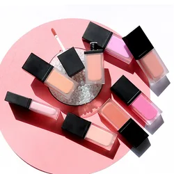 Wholesale lip tint oem cheek liquid blush private label face makeup liquid blusher