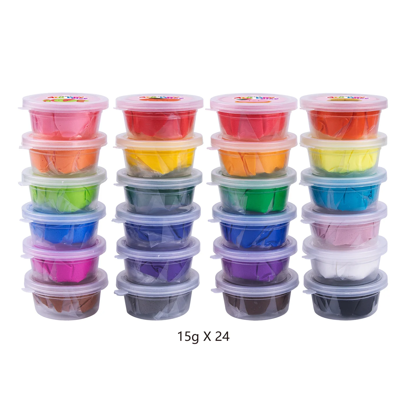 Creative air dry clay kits 24 colors magic air dry clay toy for kids DIY art air dry clay