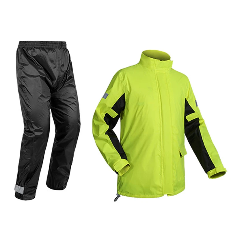 Reflective Waterproof Safety Police Raincoat With Reflective Tape