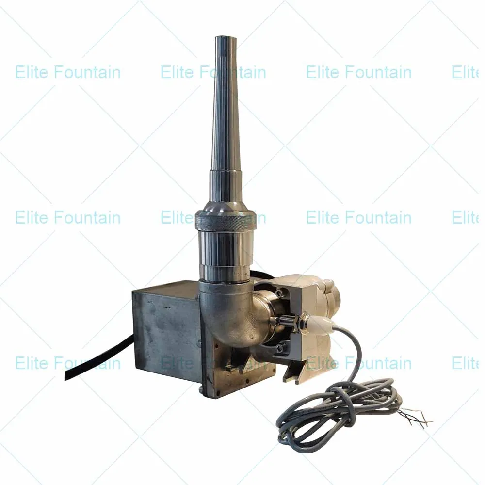 One Axis Fountain Head 1D Dancing Water Fountain Jet NC and Computer Programmable Control