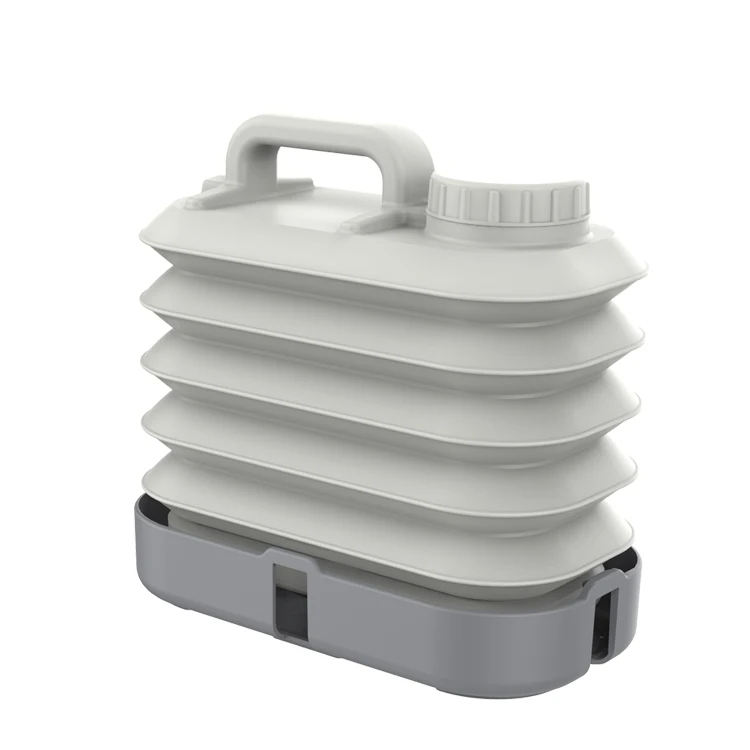 Portable Foldable Water Tank BPA Free ABS Plastic Water Carrier for Hiking Camping Picnic Travel BBQ