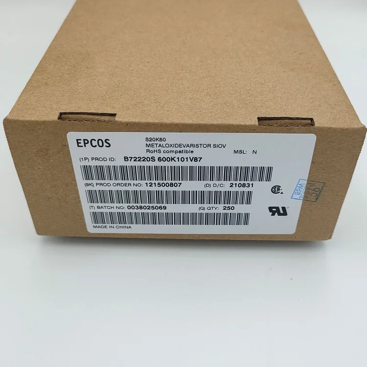 TDK EPCOS B72220S2600K101 S20K60E2 20D101K  metal oxide varistor resistors