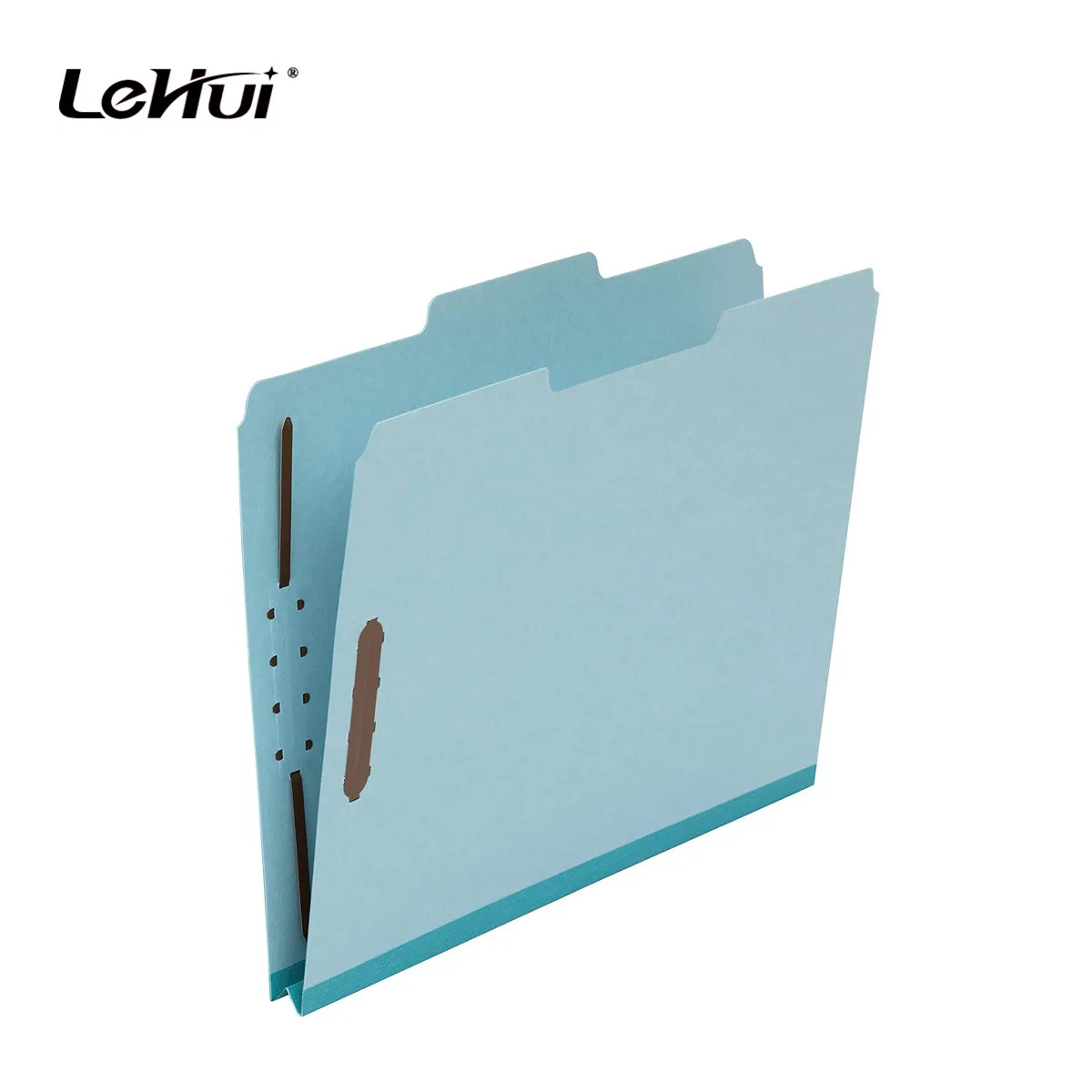 8 3/4 x 14 3/4 inch 2 Divider 2 Inch Tyvek expansions Blue Legal Size Standard Law Client Files Classification Folders