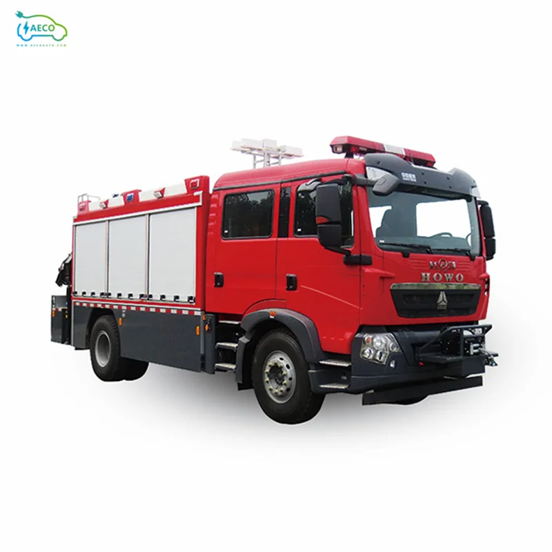 6x4 аварийно-спасательная пожарная машина