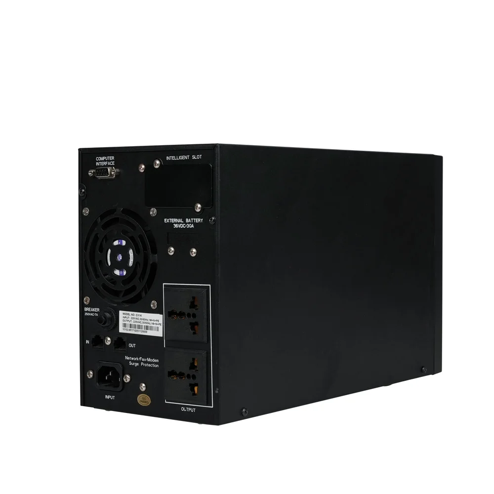 UPS  pure sine wave power supply High Frequency 1KVA 2KVA 3KVA 20KVA Rack mount Home  UPS battery Backup time