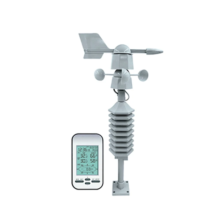 Professional Wireless Weather Station Anemometer Out Wind Speed Direction Sensor Digital Wind Chill Temperature Humidity Meter brand-new