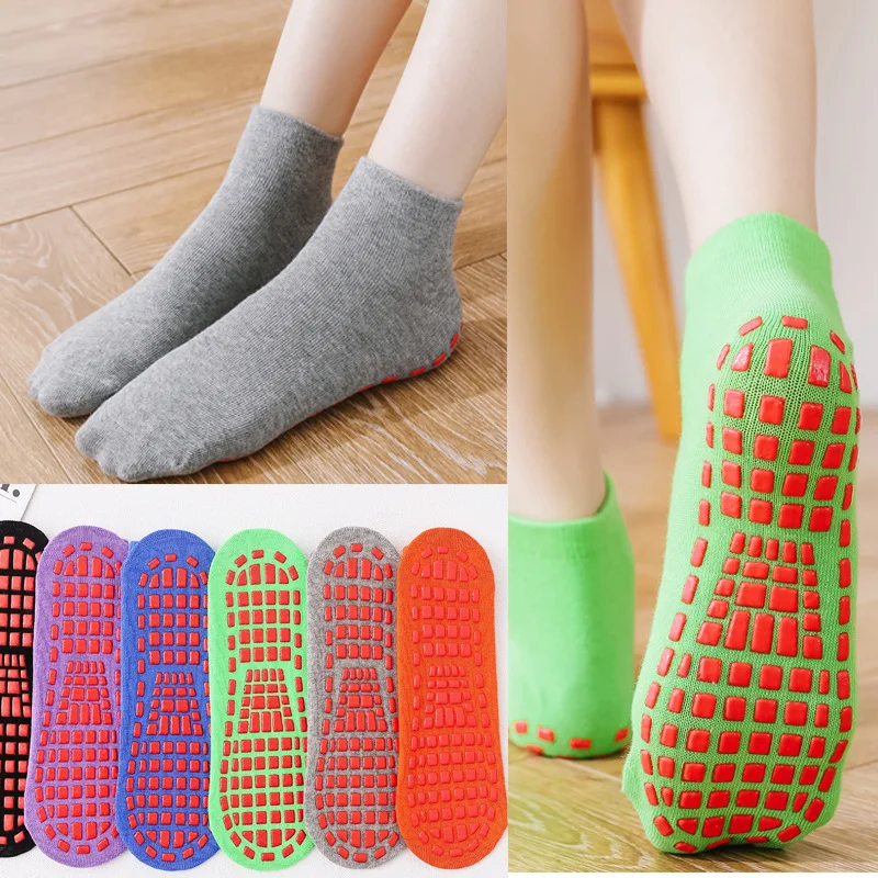 Professional trampoline socks manufacturers wholesale dispensing non-slip floor socks adult children early education yoga socks