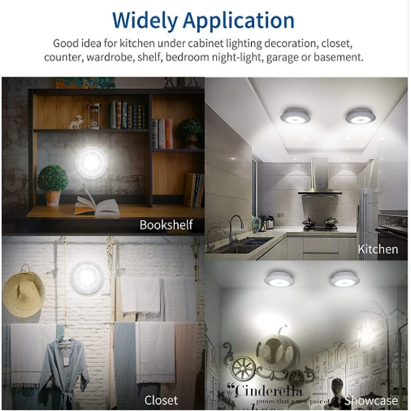 New dimmable cabinet bottom light with remote control cob LED wall lamp wardrobe bathroom lighting night light