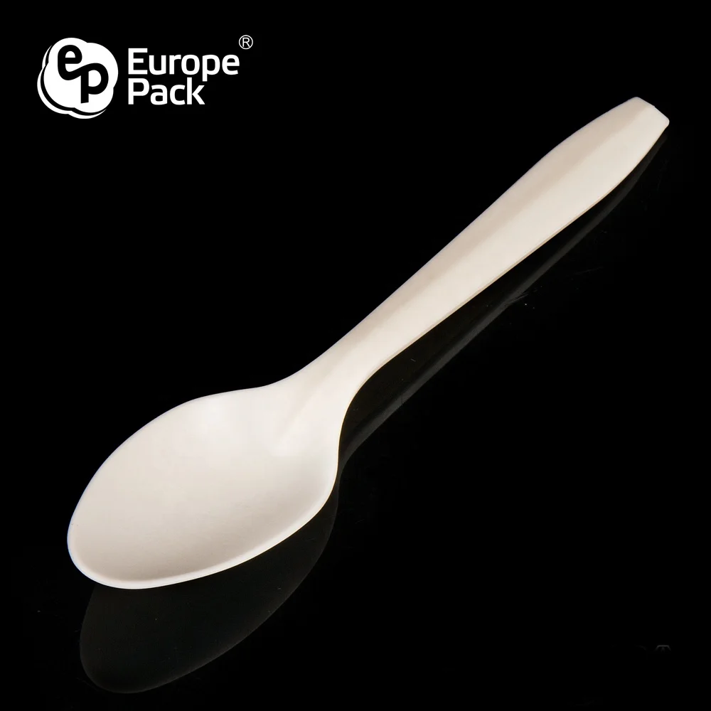 
Inflight disposable cutlery nature plastic chinese soup spoon for sale 