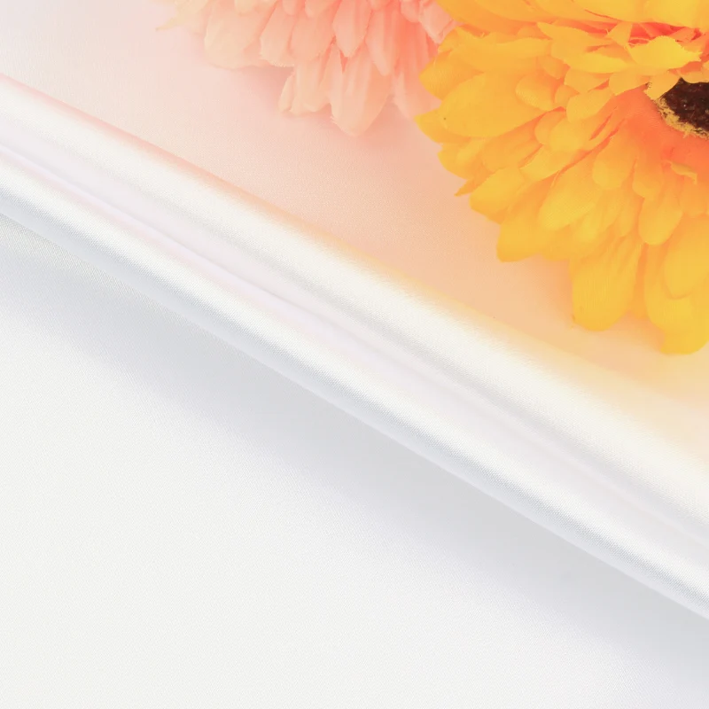 Wide satin fabric 100% polyester for home textile  materials gift box slippers hair hoop