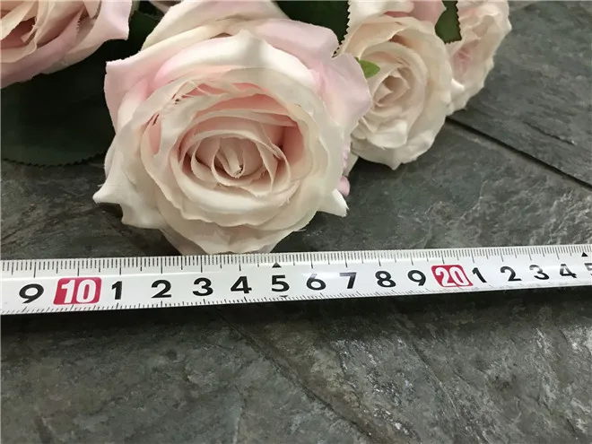  D-3012 9 головок свадебные украшения Искусственный Букет розовых