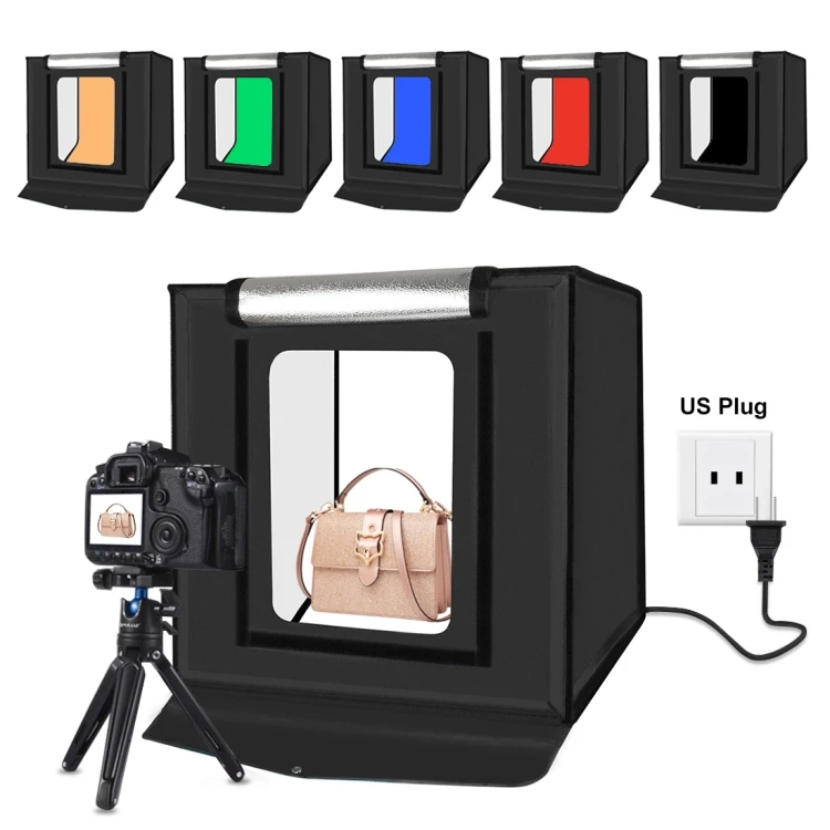 Original Factory PULUZ 5500K Photo Studio Box Portable 16Inch 40CM Mini Studio Photography Camera LED Light Photo Box