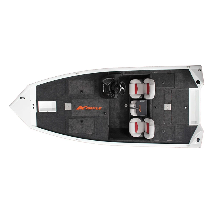 5.18 Meter 3-Seater Small Fishing Boat Welded Aluminum Cabin Cruiser Fishing Boat