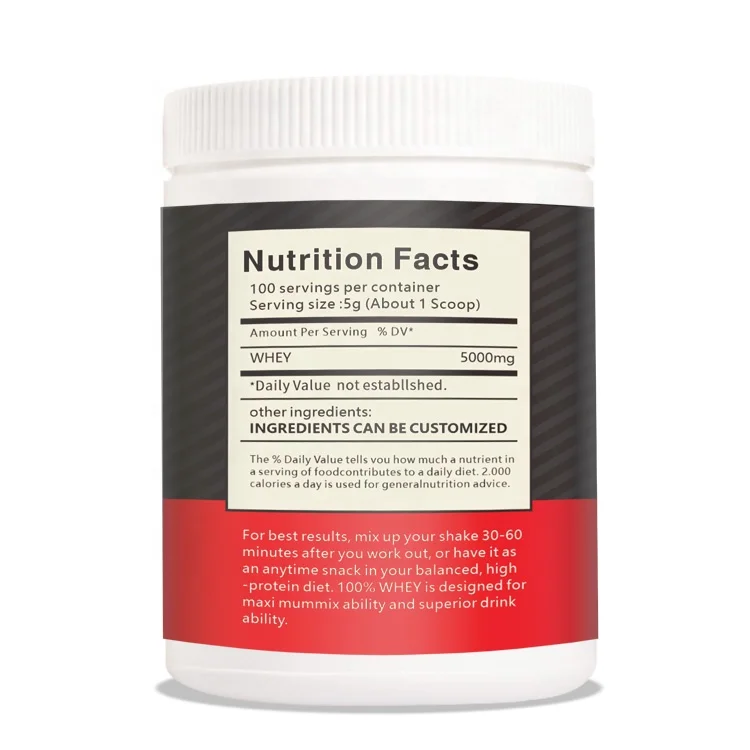 Factory Customized gold standard whey protein concentrate 80 wpc whey protein isolate whey protein powder