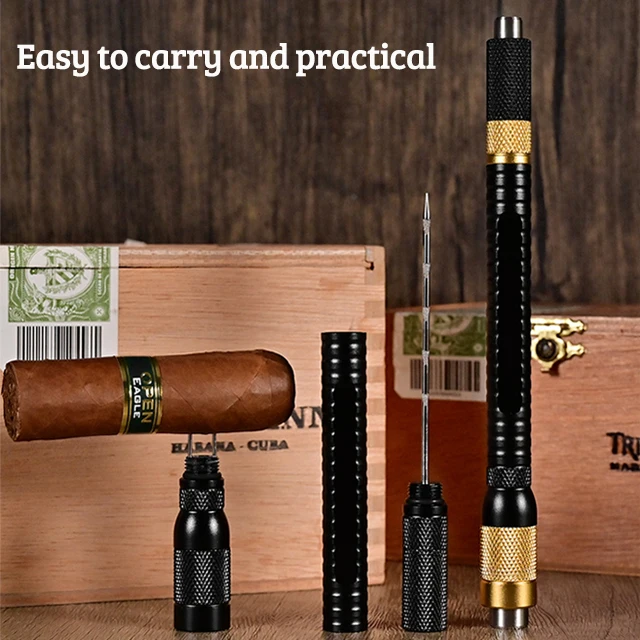 custom draw tool set luxury accessories nubber pokers needle picks cigar punch cutter