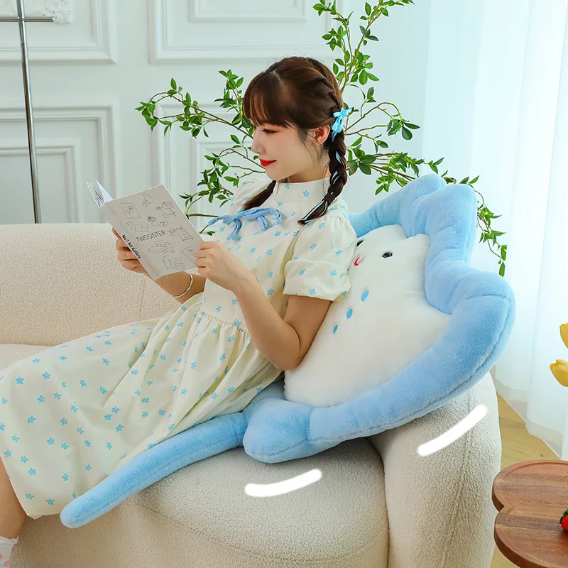 Factory Price Custom Cute 60cm-110cm Skate Soft Hugging Pillow Smiley Ray Stuffed Animals Plush Toy Marine Animal Plush Toy