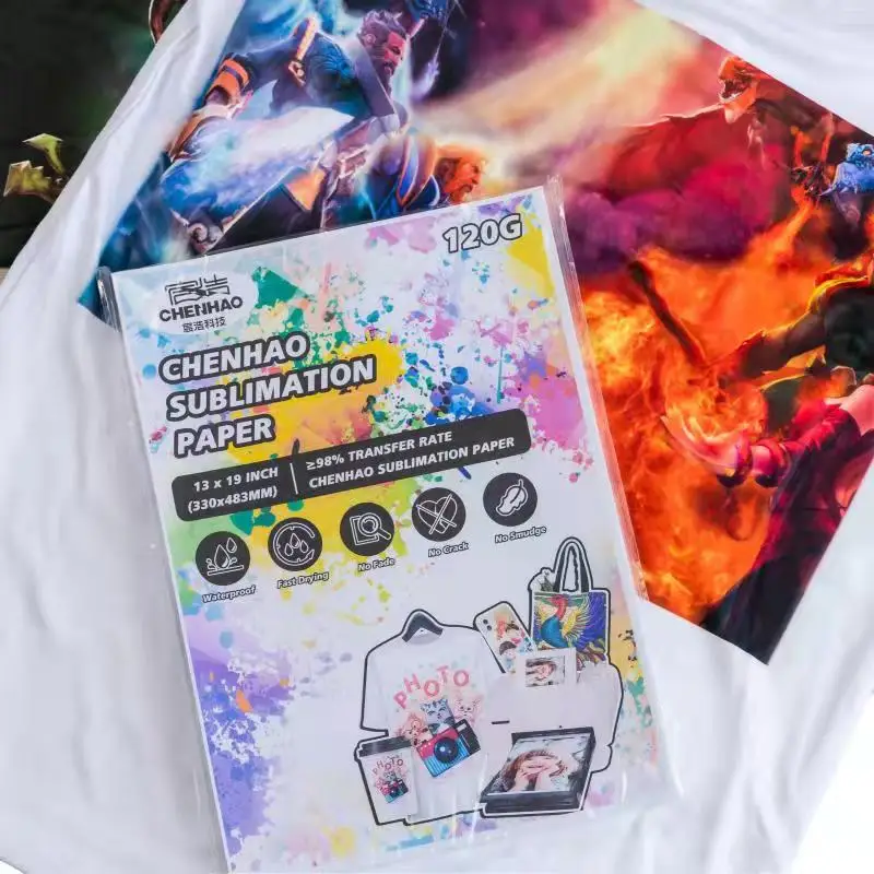 Free 8.5x11 8.5x14 11x17 13x19 A3 A4 size sample water slide decal sublimation paper halloween pattern