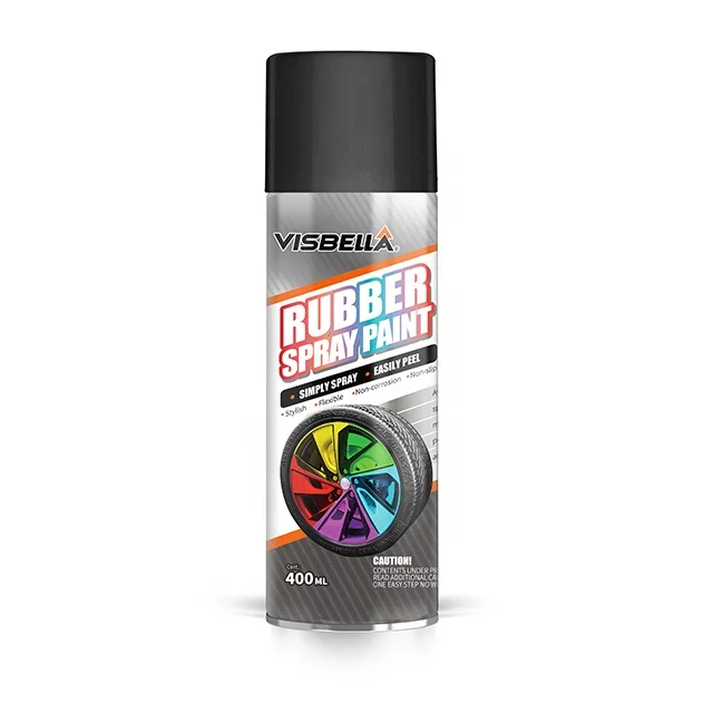 Visbella Excellent Quick Drying Widely Usage Rubber Spray Paint