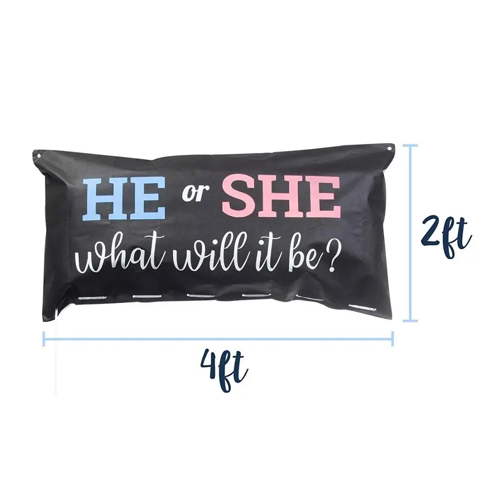 Gender Reveal Smoke Cannon Ideas Baby Shower Gender Reveal Balloon Drop Bag Gender Reveal Party Supplies