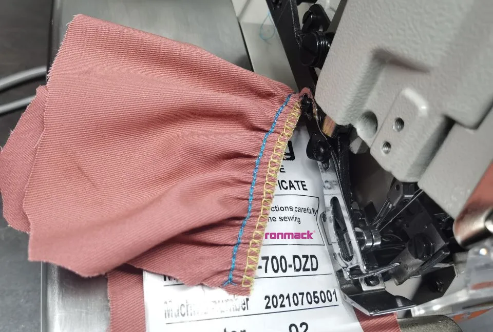RONMACK RM-700-4D-DZ m700 direct drive pleat overlock sewing machine