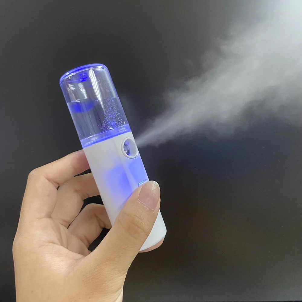 
 Портативный увлажнитель, нано-распылитель тумана, распылитель для лица, тела, распылитель, увлажняющий уход за кожей, мини-спрей для лица, автомобильный, USB, ионный  