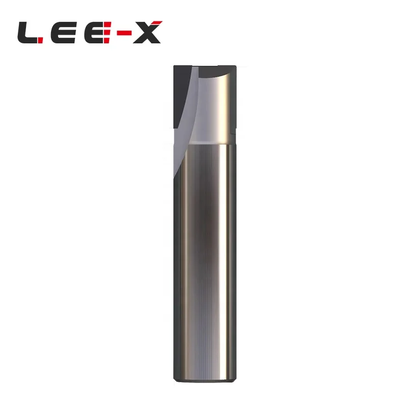 LEE-X твердосплавная Концевая фреза 1 5-12 мм r0.5-r6мм из углеродного волокна Графитовая Алмазная одинарная двойная
