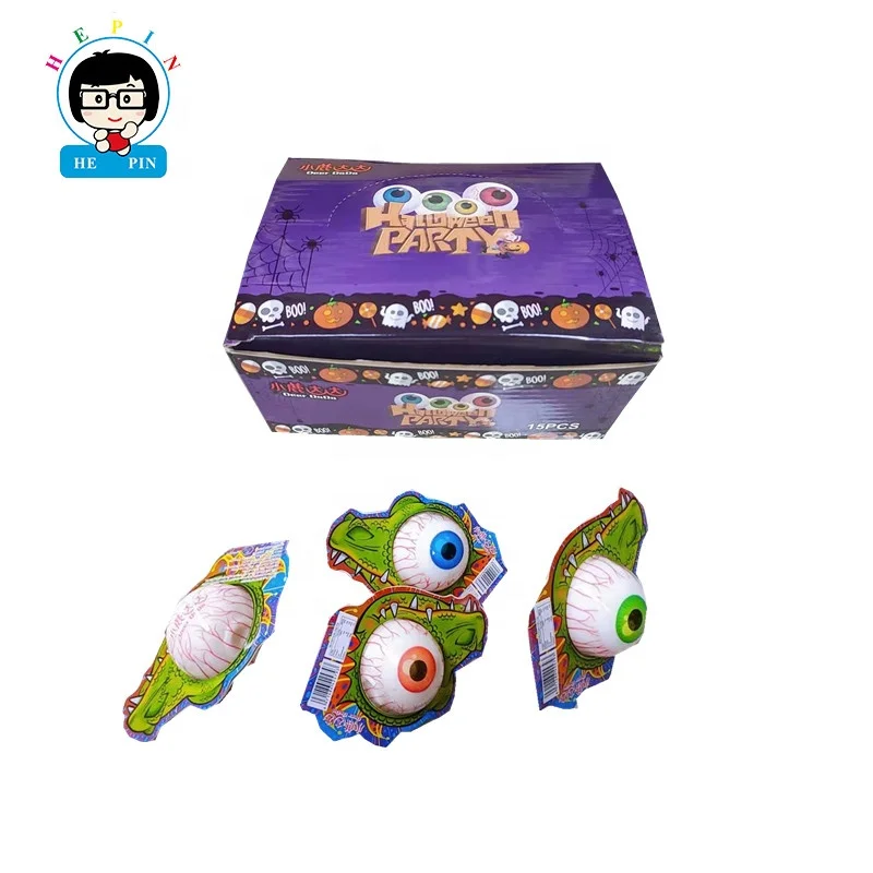 Custom Crocodile Eyeball Shape Juice Filled Gummy Candies