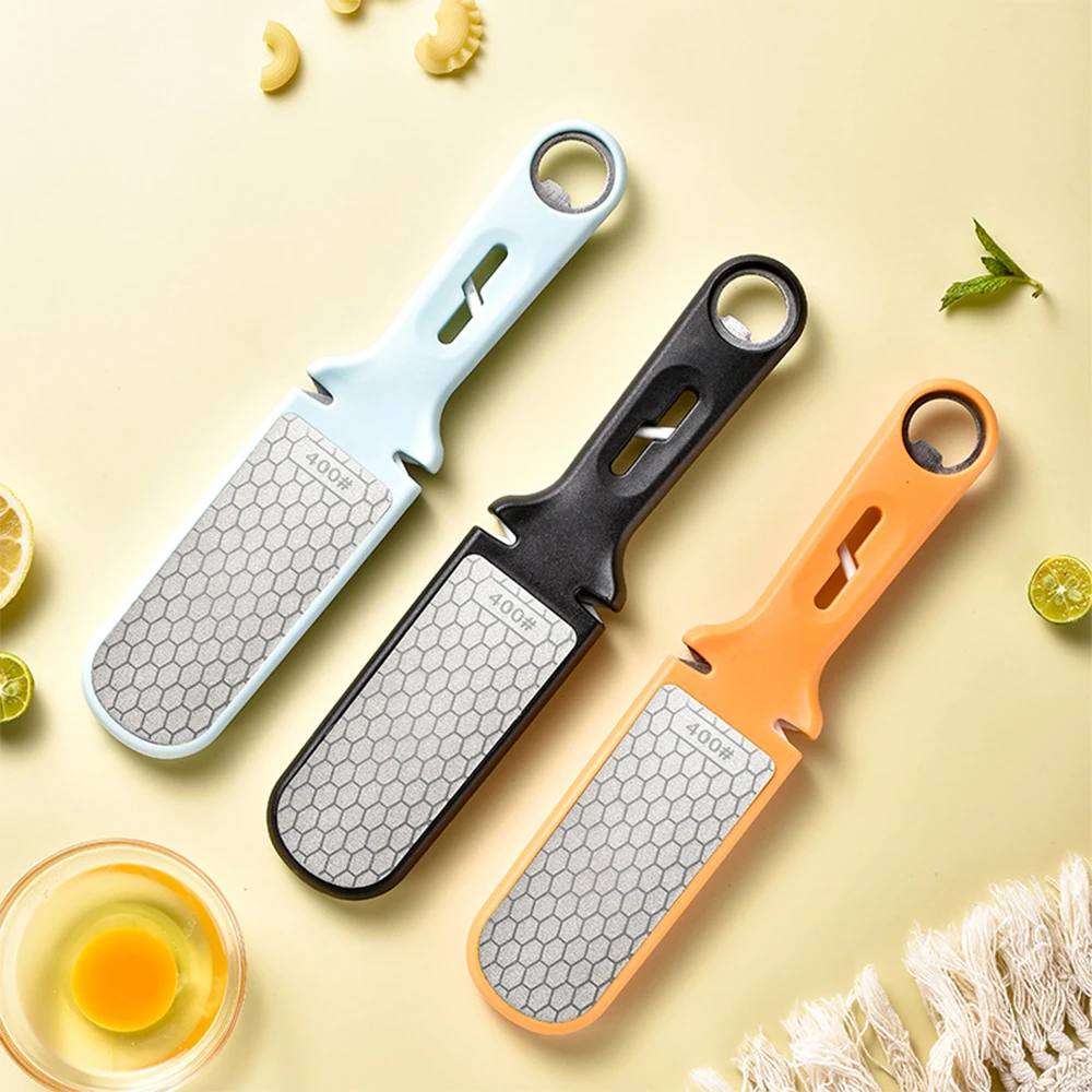 Quality Diamond Sharpener Tungsten Steel Abs Plastic Handle Kitchen Knife Sharpener