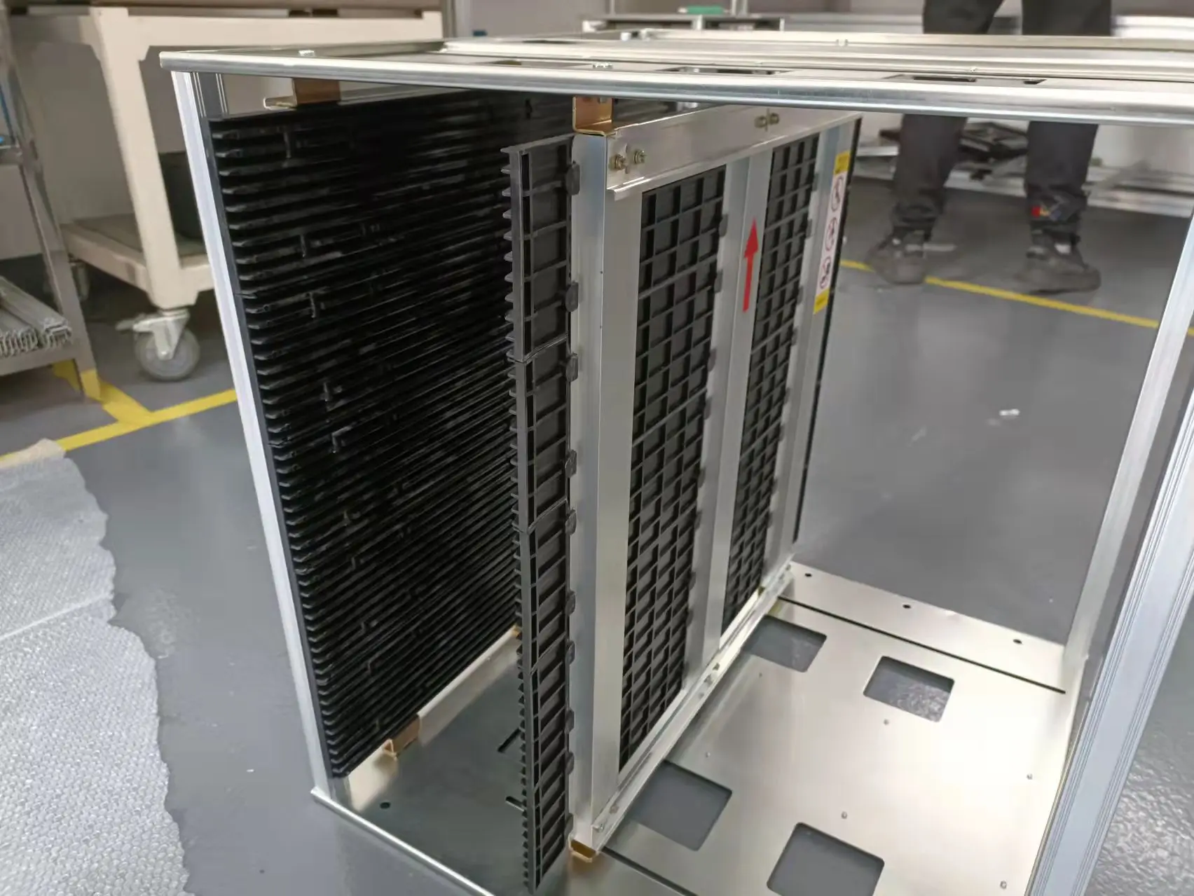 withstand oven high temperature 200 C  size 535 x 530 x 570 mm  esd pcb magazine rack for pcb smt line