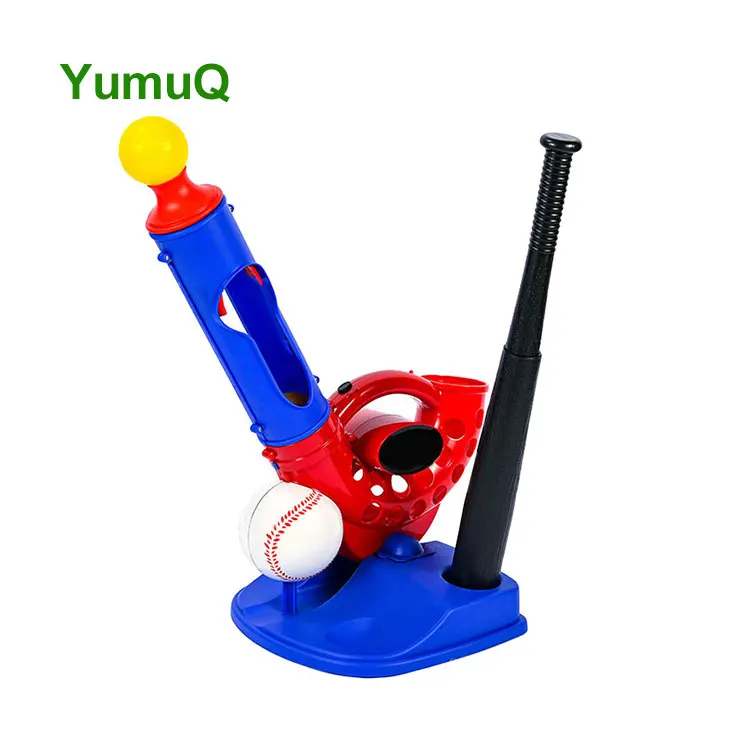 YumuQ  Adjustable Soft And Hard Baseball Softball Throwing Pitching Machine For Single Batting Practice